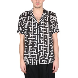 balmain monogram shirt