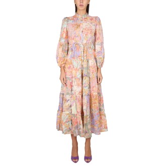 zimmermann cira dress with flower pattern
