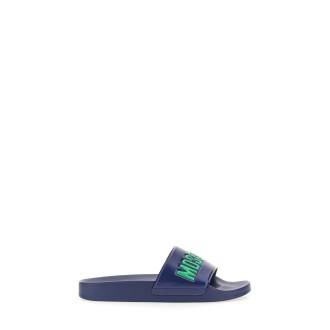 moschino slide sandal
