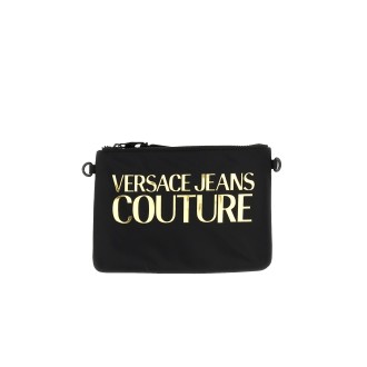 versace jeans couture pouch with logo