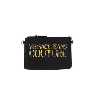 versace jeans couture pouch with logo