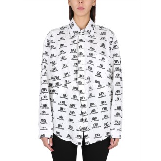 balenciaga shirt swing hand drawn bb icon