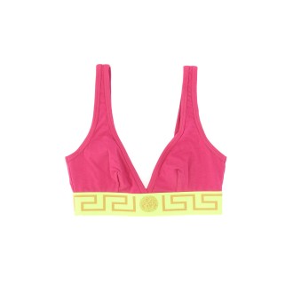 versace bralette with greek border