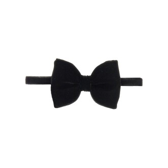 saint laurent maxi velvet bow tie