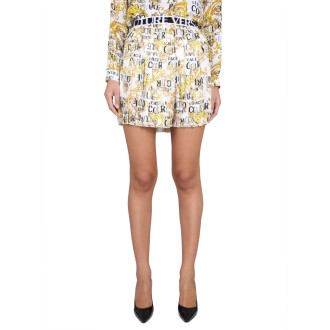 versace jeans couture skirt with logo