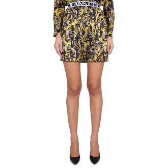 versace jeans couture skirt with logo