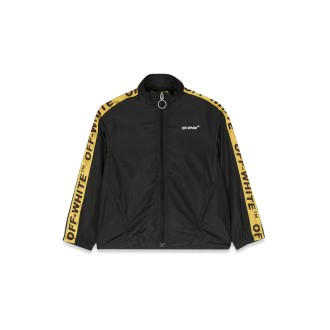 off-white logo industrial track jacket