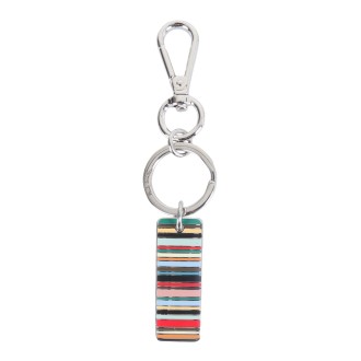 paul smith keychain with striped tag