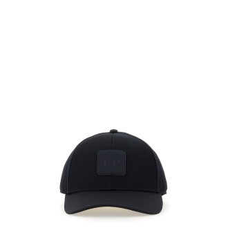 c.p. company baseball hat with logo patch