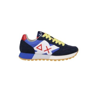 Sneakers di Sun68, da uomo, colore multicolor. Modello stringato con suola in gomma, caratterizzato da dettagli in nylon e camoscio di diversi colori. Dettaglio logo ricamato a contrasto. 