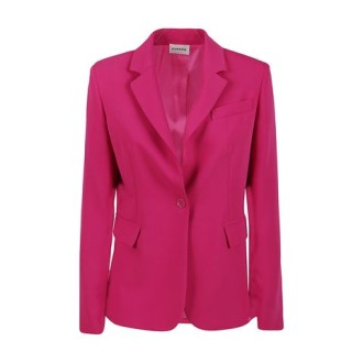 Giacca di P.a.r.o.s.h., da donna, colore fucsia. Modello monopetto. Caratterizzato da tasche a patta, collo revers e maniche lunghe. Vestibilità regolare. 