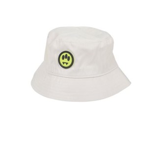 Cappello di Barrow, da uomo, colore burro. Modello bucket, in nylon. Caratterizzato da dettaglio logo sul davanti.  