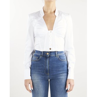 ELISABETTA FRANCHI Camicia tagli a bustier Elisabetta Franchi