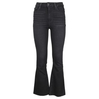 PAIGE JEANS A ZAMPA NERO  6601K487594