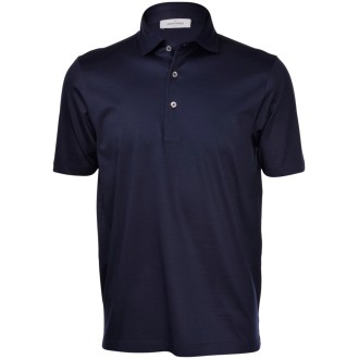 PAOLO FIORILLO CAPRI POLO IN FILO DI SCOZIA BLU 6010374060598