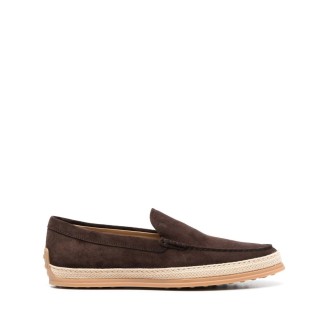 TOD'S SLIP-ON IN PELLE SCAMOSCIATA