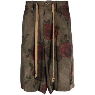 UMA WANG printed shorts