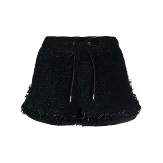 SACAI shorts in bouclè fabric