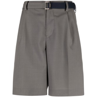 SACAI bermuda shorts with belt
