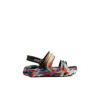 BLOOM ALGAE MARBLE SANDAL BLACK