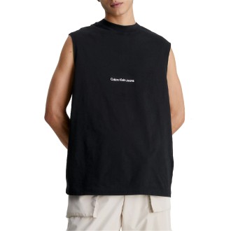 INSTITUTIONAL SLEEVELESS TANK CK BLACK