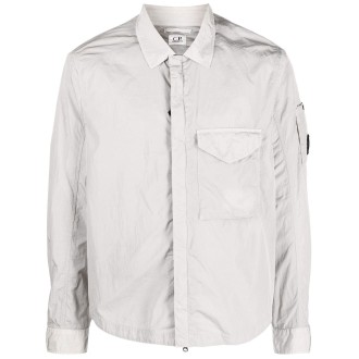 C.P. COMPANY Giubbotto-camicia grigio freddo in nylon