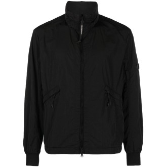 C.P. COMPANY giacca nera a collo alto con zip