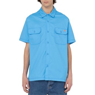 Dickies Camicie Camicie Maniche Corte Uomo Azure Blue