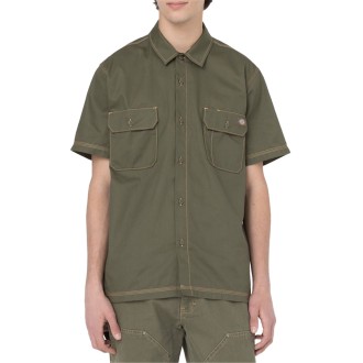 Dickies Camicie Camicie Maniche Corte Uomo Military Gr