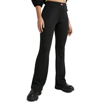 TJW BADGE LOW RISE FLARE LEGGING BLACK