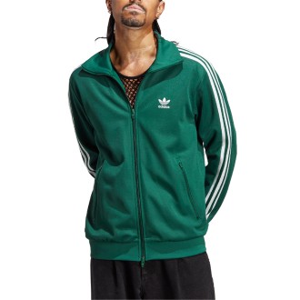 Adidas Felpe Con Zip Uomo Drkgrn