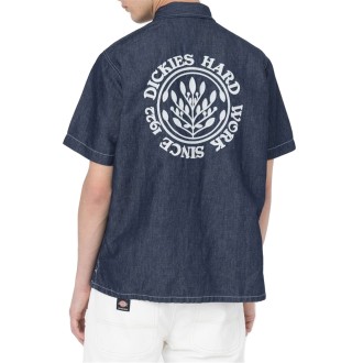 Dickies Camicie Denim Uomo Rinsed