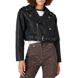 Wrangler Giacche In Pelle Donna Black