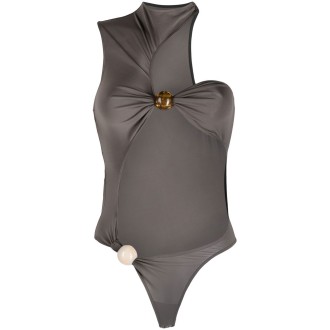 JACQUEMUS Body smanicato cut-out 