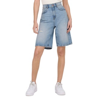 ONLHOPE EX HW WIDE SHORTS DNM AZG058 LIGHT BLUE DENIM