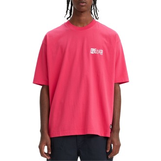 SKATE GRAPHIC BOX TEE LSC RASPBERRY CORE
