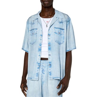 Diesel Camicie Camicie Maniche Corte Uomo 900 - Denim