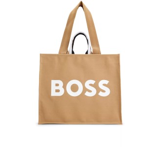 Boss Borse A Mano A Mano Unisex Medium Beige