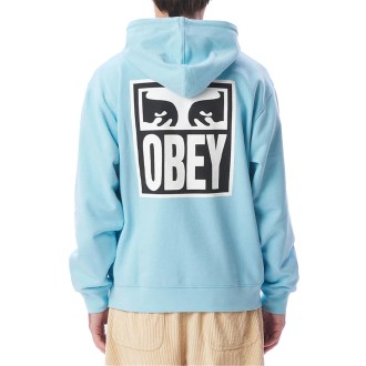 OBEY EYES ICON 2 PREMIUM FRENCH TERRY HOODED FLEECE SKY BLUE