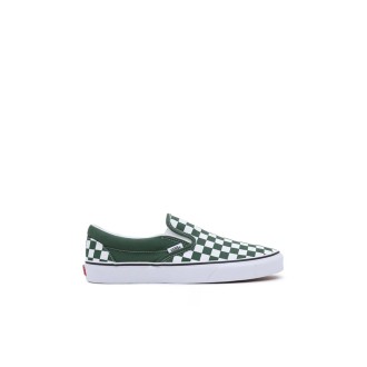 UA CLASSIC SLIP-ON COLOR THEORY CHECKERBOARD GREENER PASTURES