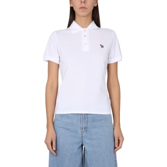 ps by paul smith polo shirt with zebra patch