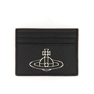 vivienne westwood card holder with orb logo