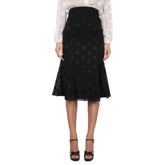 dolce & gabbana midi skirt
