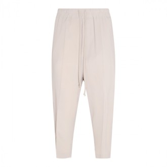 Rick Owens - Pearl Silk Blend Forever Drawstring Pants
