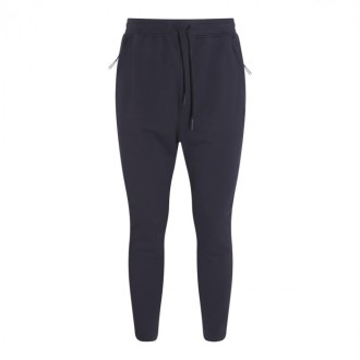 Cp Company - Navy Blue Cotton Pants