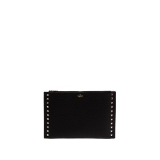 Valentino Garavani `Rockstud` Large Flat Pouch