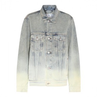 Off-white - Light Blue Cotton Denim Jacket