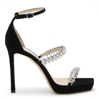 Jimmy Choo - Black Suede Bing Sandals
