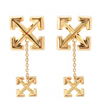 Off-white - Gold Metal Arrows Earrings