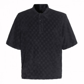 Misbhv - Black Cotton Blend Polo Shirt
